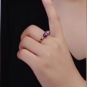 14K Gold Fill Gemstone Ring – Rose Quartz | Adjustable Modern Chic Jewelry